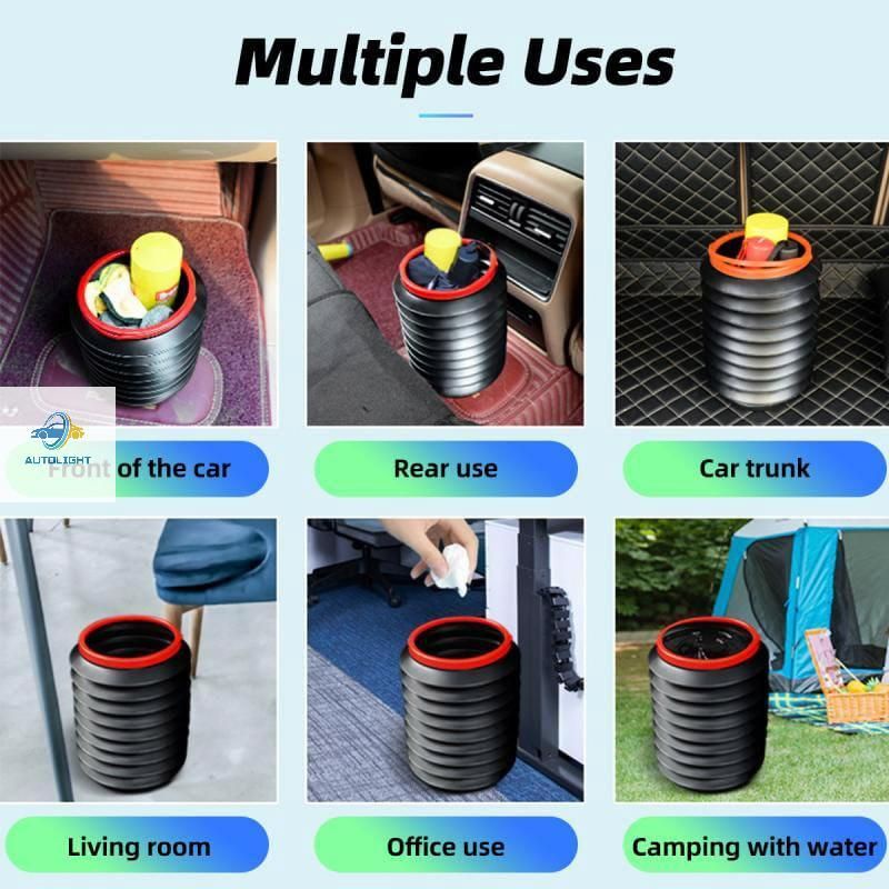 Tempat Penyimpanan Lipat Sampah Tong Air Mobil Multifungsi Sampah mobil