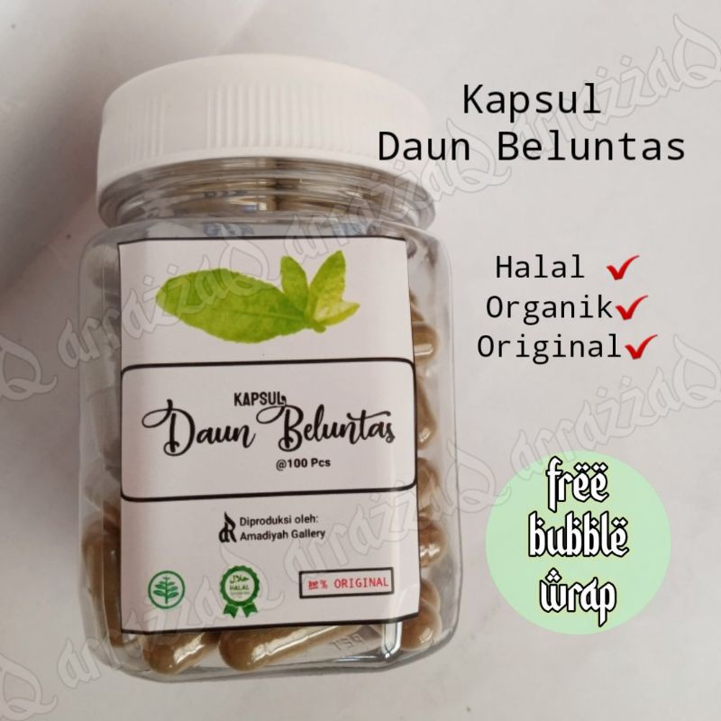 

Kapsul Daun Beluntas / Luntas Isi 100 Butir || Cek Deskripsi