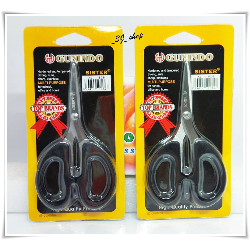 

0453-Gunting Kecil Gunindo KS818 Top Quality / Gunting Kertas / Gunting Benang / GUnting Kain / Gunting Besar / Gunting Kecil / Gunting Rumput / Gunting Seng