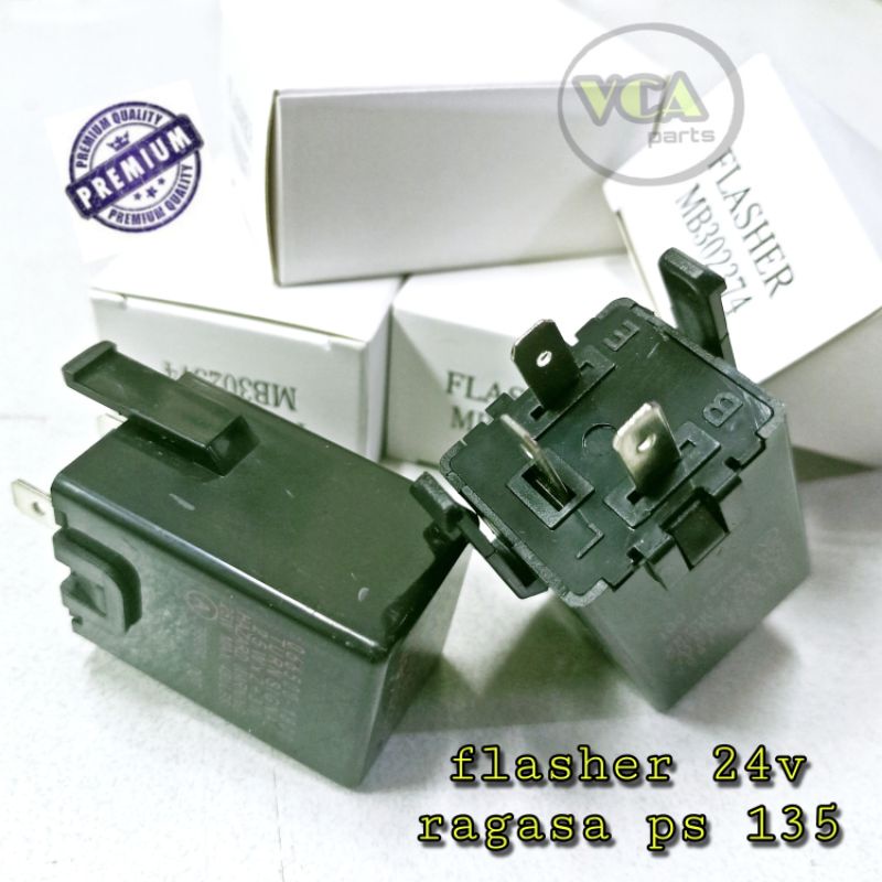 FLASHER MITSUBISHI PS 135/RAGAZA 24v KAKI 3 (3P)