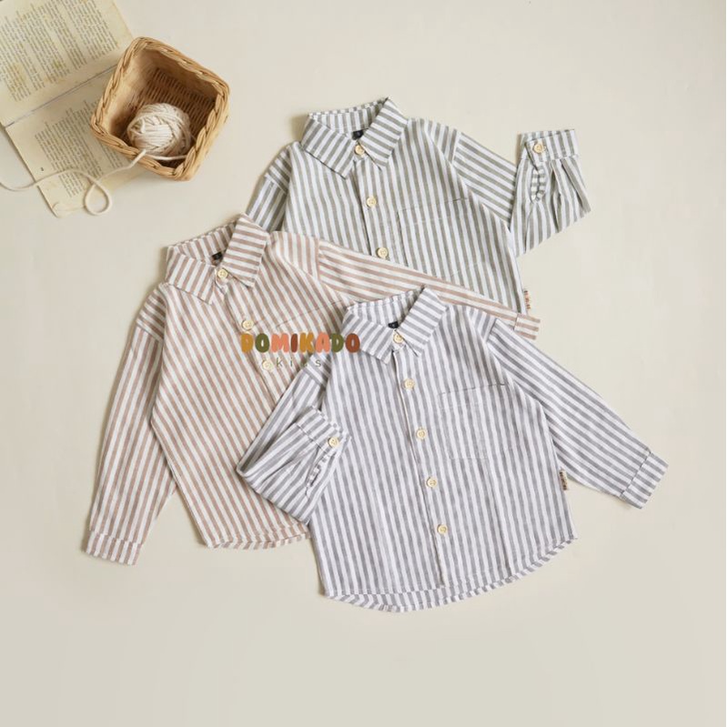 Domikado | GENE Oversize Shirt | Kemeja oversize anak | Kemeja anak