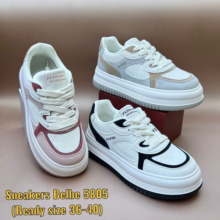 Sepatu Sneakers wanita belbe 5805