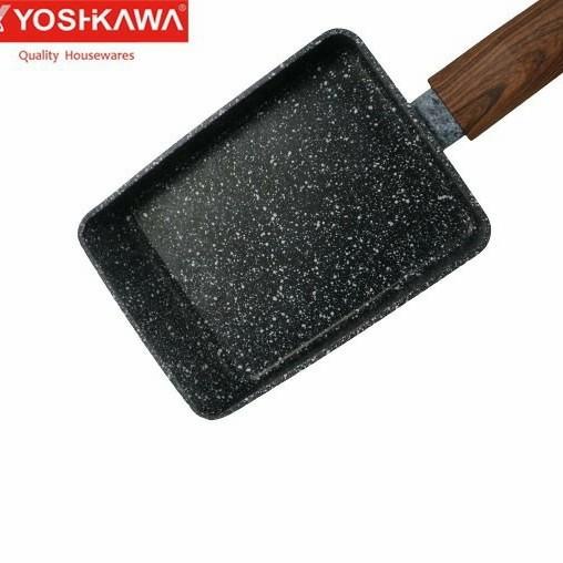 Egg Roll Pan Marble 18cm/ Tamagoyaki Marble Pan/ Pan Telur YOSHIKAWA