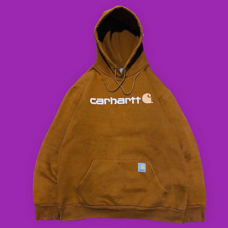 hoodie carhartt brown vintage second not detroit original