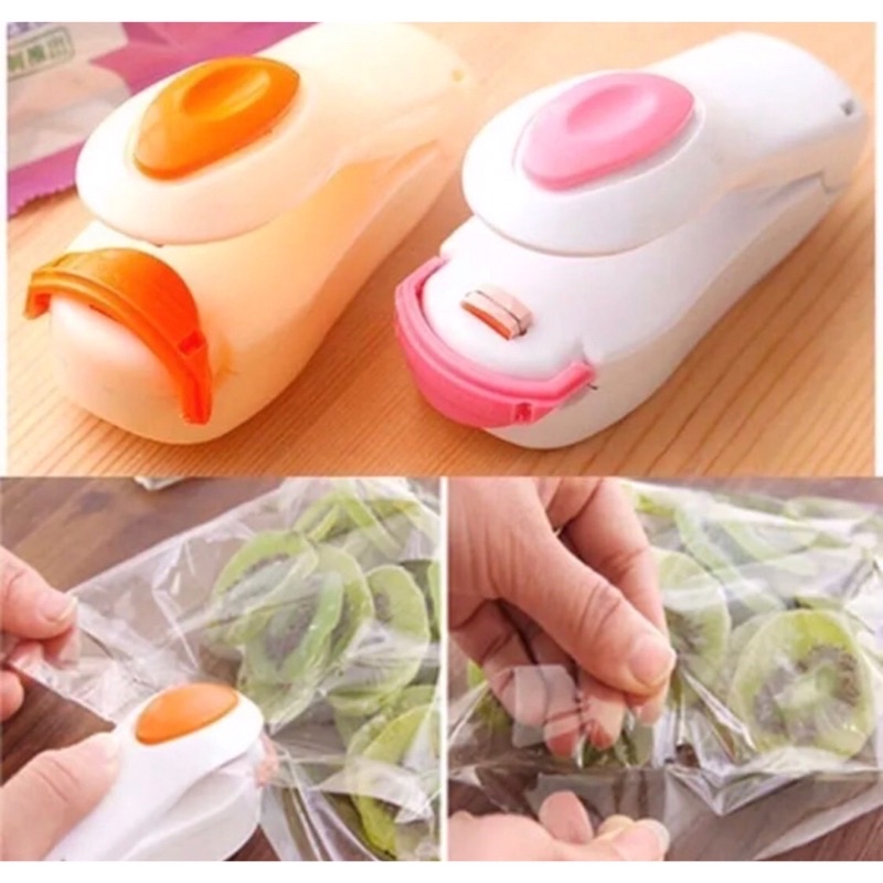 Mini Sealer Pengemas Makanan Alat Mini Hand Sealer Perekat Plastik