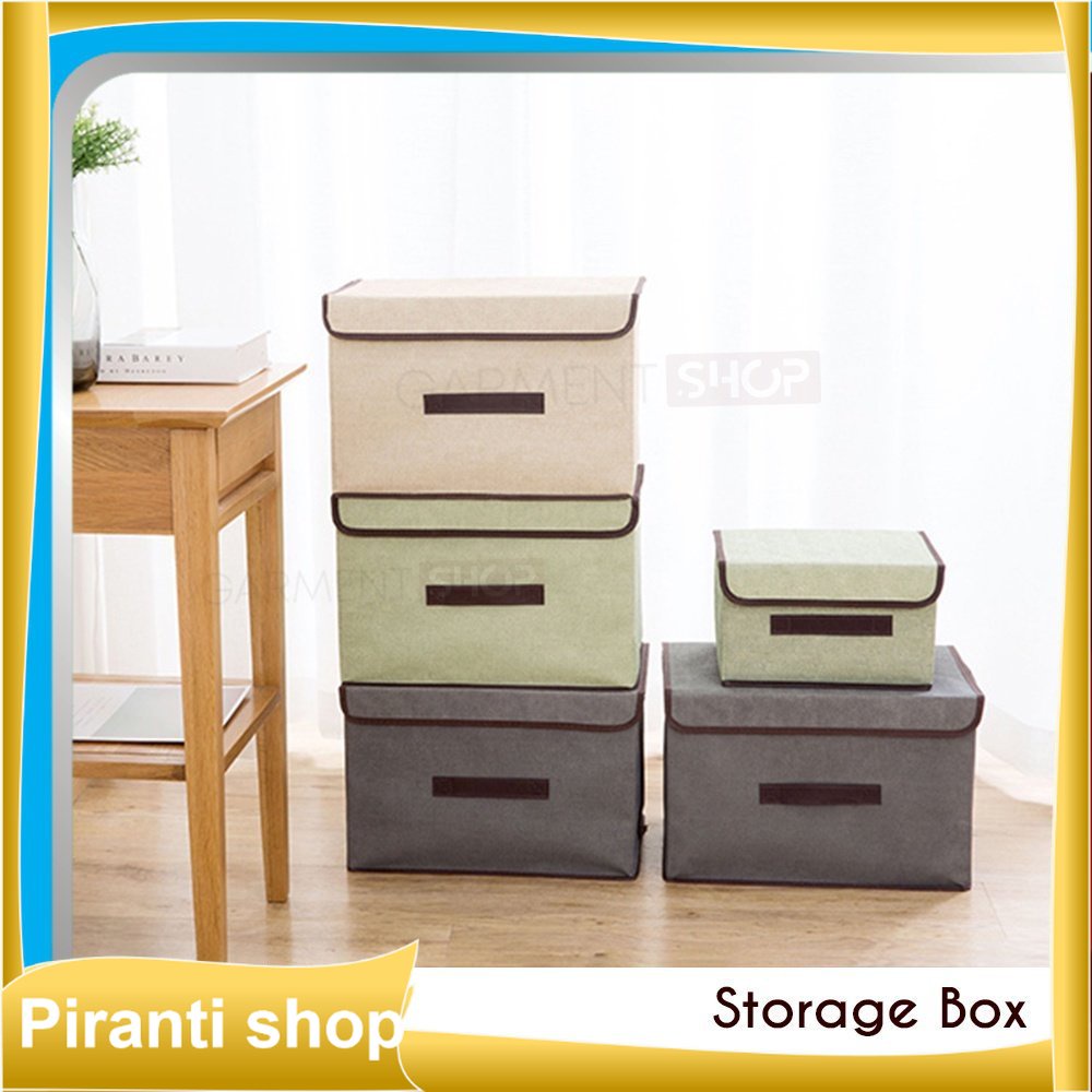 container kontener storage storag box besar kecil tempat kotak penyimpanan serbaguna Organizer 2In1 