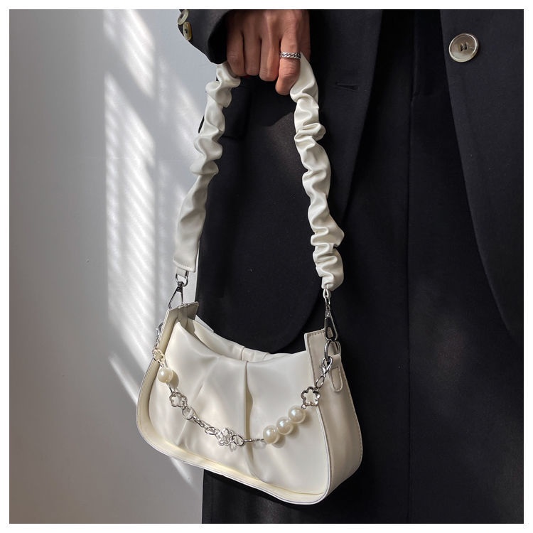 Suhao French niche design cloud bag women s 2022 new fashion lipit underarm bag high-end chain messenger bag