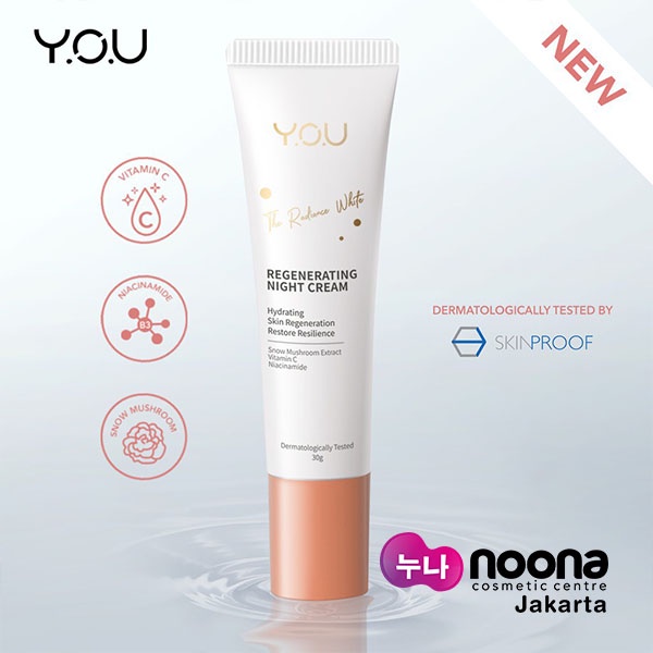 YOU THE RADIANCE WHITE ACTIVE NIGHT GEL 30GR