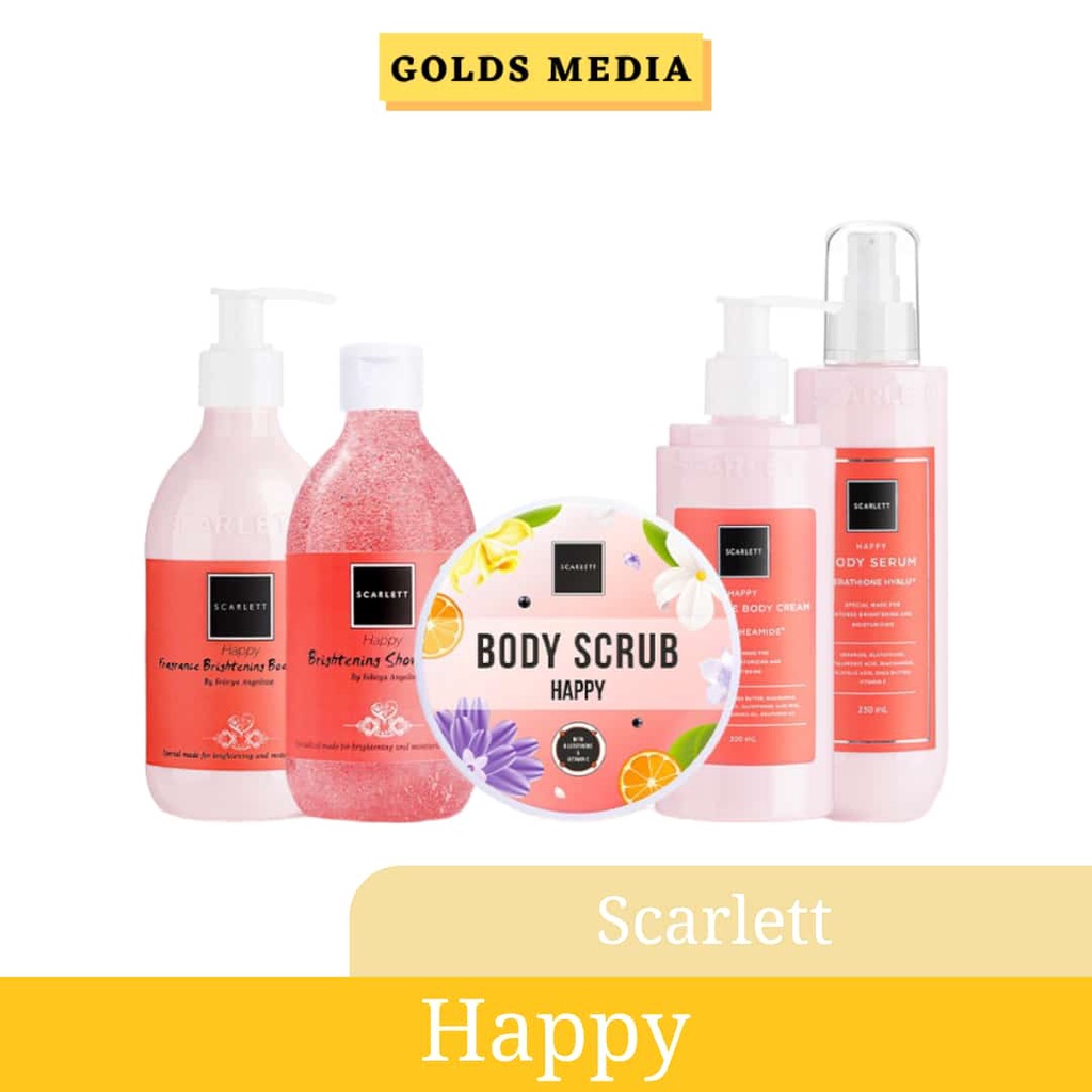 Scarlett Whitening Happy Series Scarlett Whitening Happy Body Care