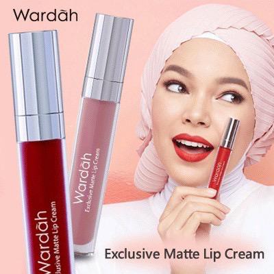 (COD) BPOM Lipcream wardah matte exclusif lipcream grosir murah - lipstik wardah - lipcream wardah - wardah 100% ORIGINAL