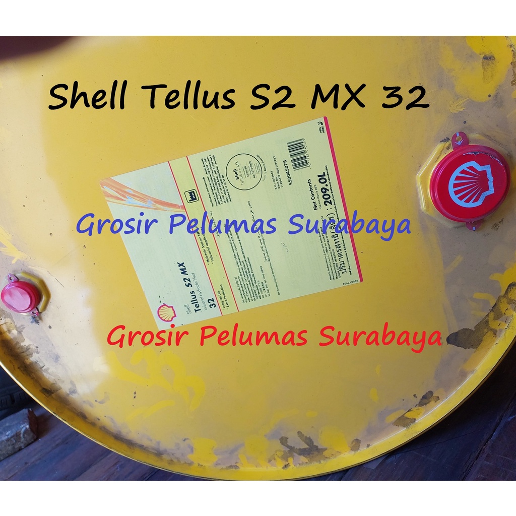 ECERAN SHELL TELLUS S2 MX 32 repack 1 LITER oli hidrolik hidrolis Hydraulik sae 5 / Hydraulic oil Sh