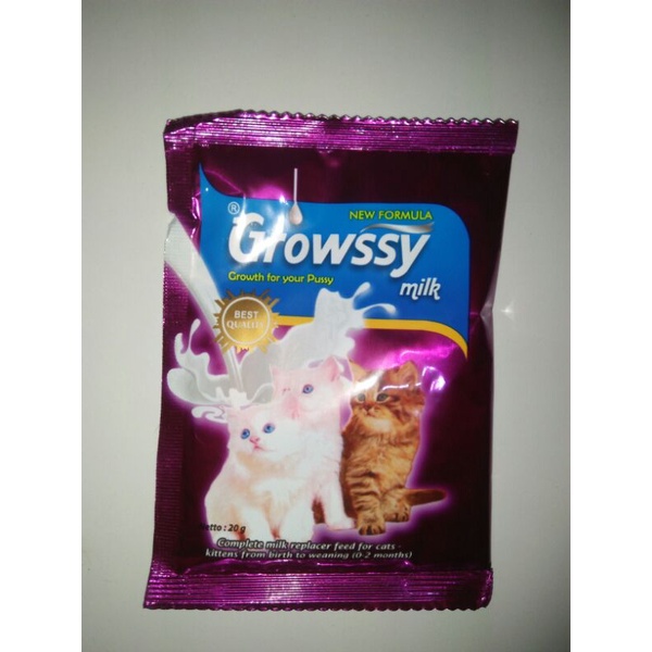 Susu Growssy kitten Anak  Kucing 1 Sachet