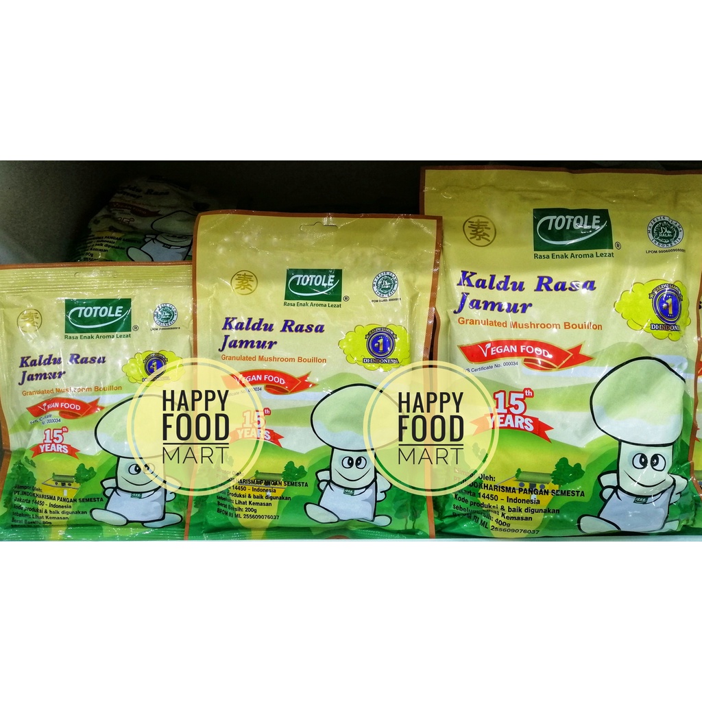 

[PROMO] TOTOLE KALDU JAMUR 200 GRAM/GRANULATED MUSHROOM BOUILLON/PENYEDAP RASA ALAMI JAMUR VEGE/PERISA KALDU VEGAN