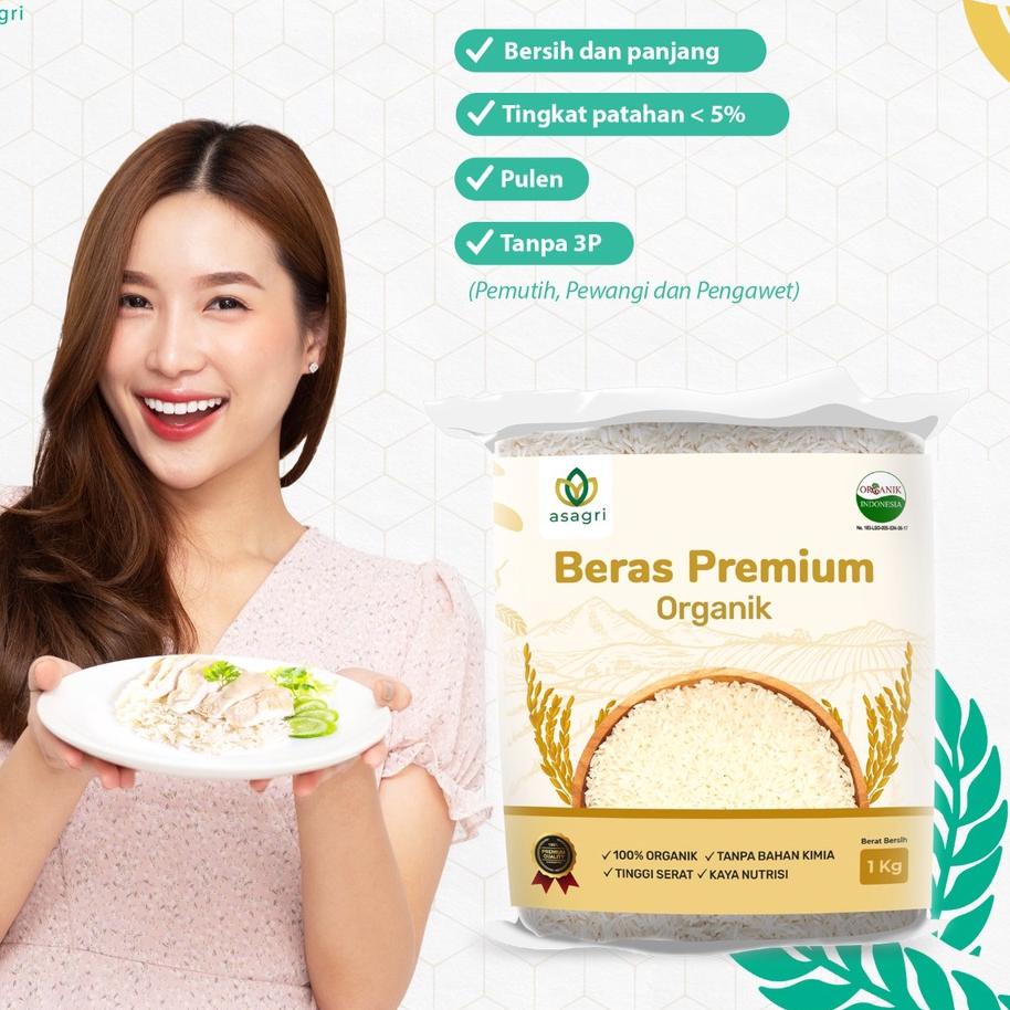 

Sedia--Asagri Beras Organik 1 Kg Premium Pulen Putih Wangi Kaya Nutrisi