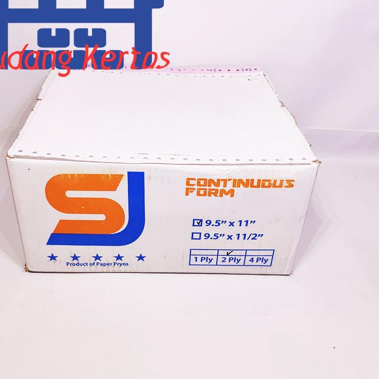 

Terjangkau SJ STANDAR CONTINUOUS FORM 9.5 X 11 2PLY . . . . . .