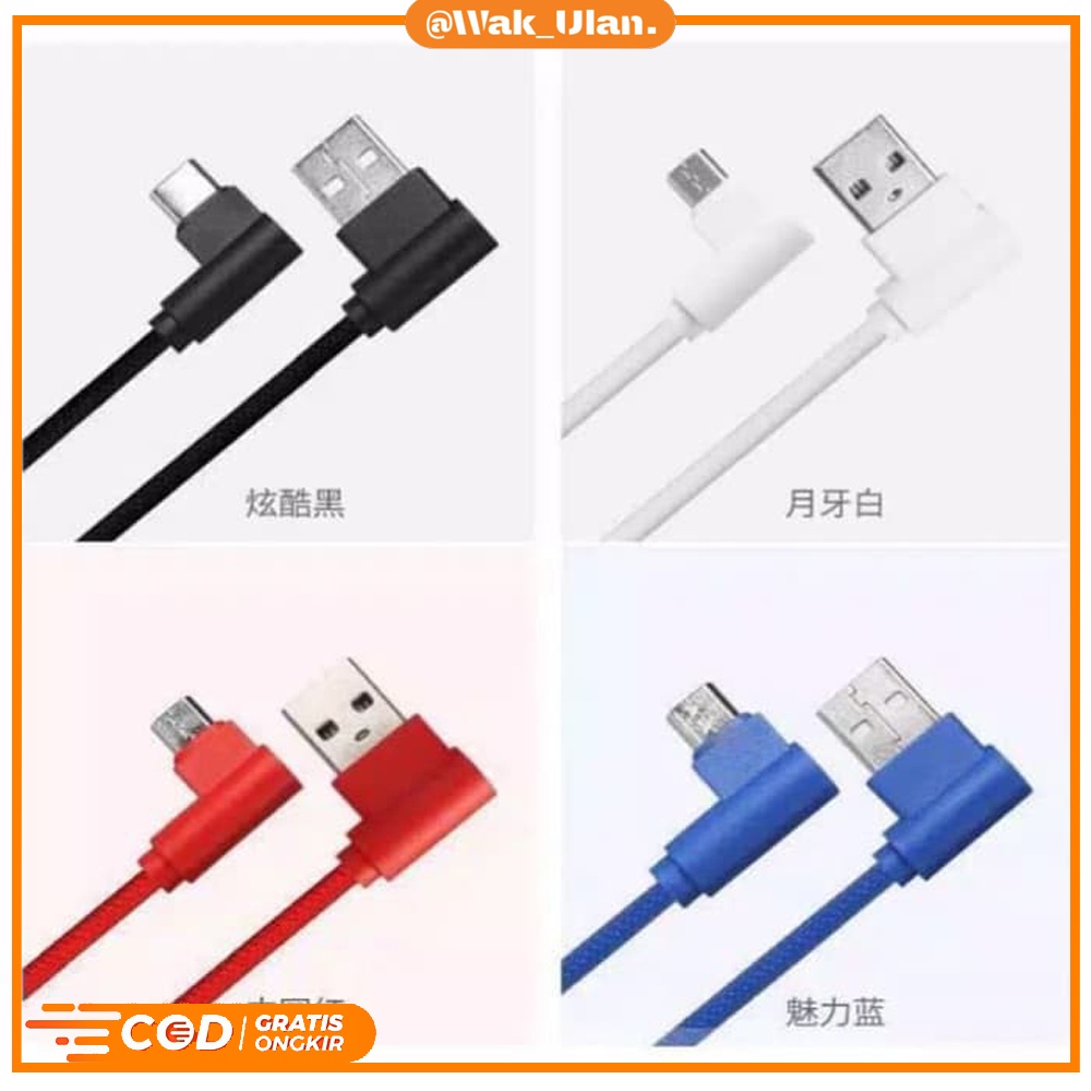 Kabel Data Charger GAME L Micro USB 100Cm Kabel Data Gaming For Universal oppo vivo xiomi realme