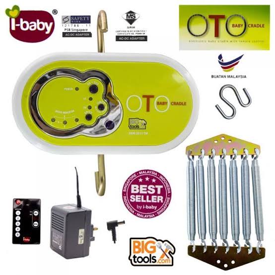 *Original* Mesin Ayunan bayi eletrik/listrik OTO Ibaby Jepang (REMOTE+MUSIK+TIMER)//Ayunan Otomatic 