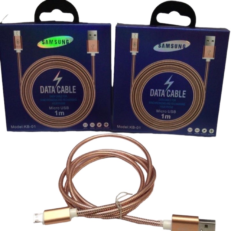 KABEL DATA CASAN USB MURAH CABLE DATA SAMSUNG BESI  FAST CHARGING SAMSUNG Kabel Data Besi colokan Micro/ android sams