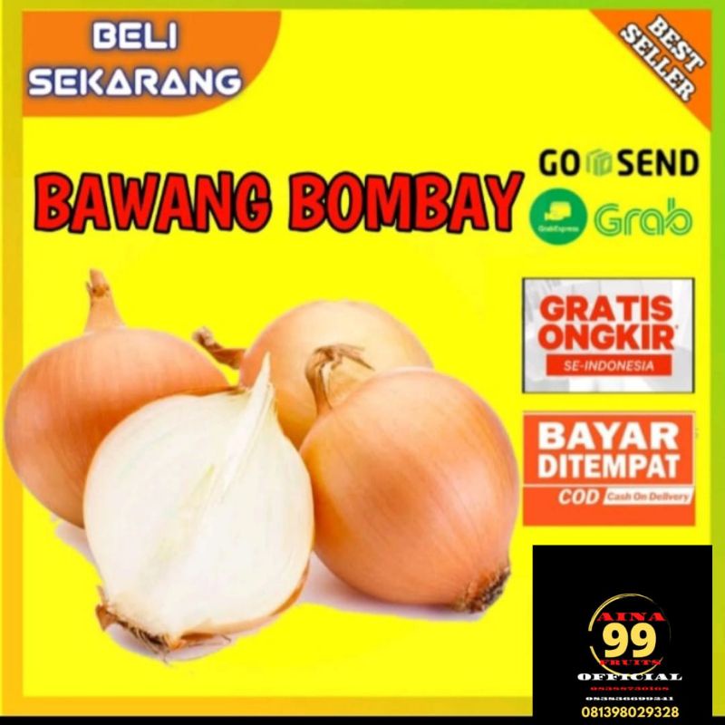 

BAWANG BOMBAY SUPER SAYURAN LOKAL GRADE A JUMBO/BESAR SAYURAN FRESH MURAH