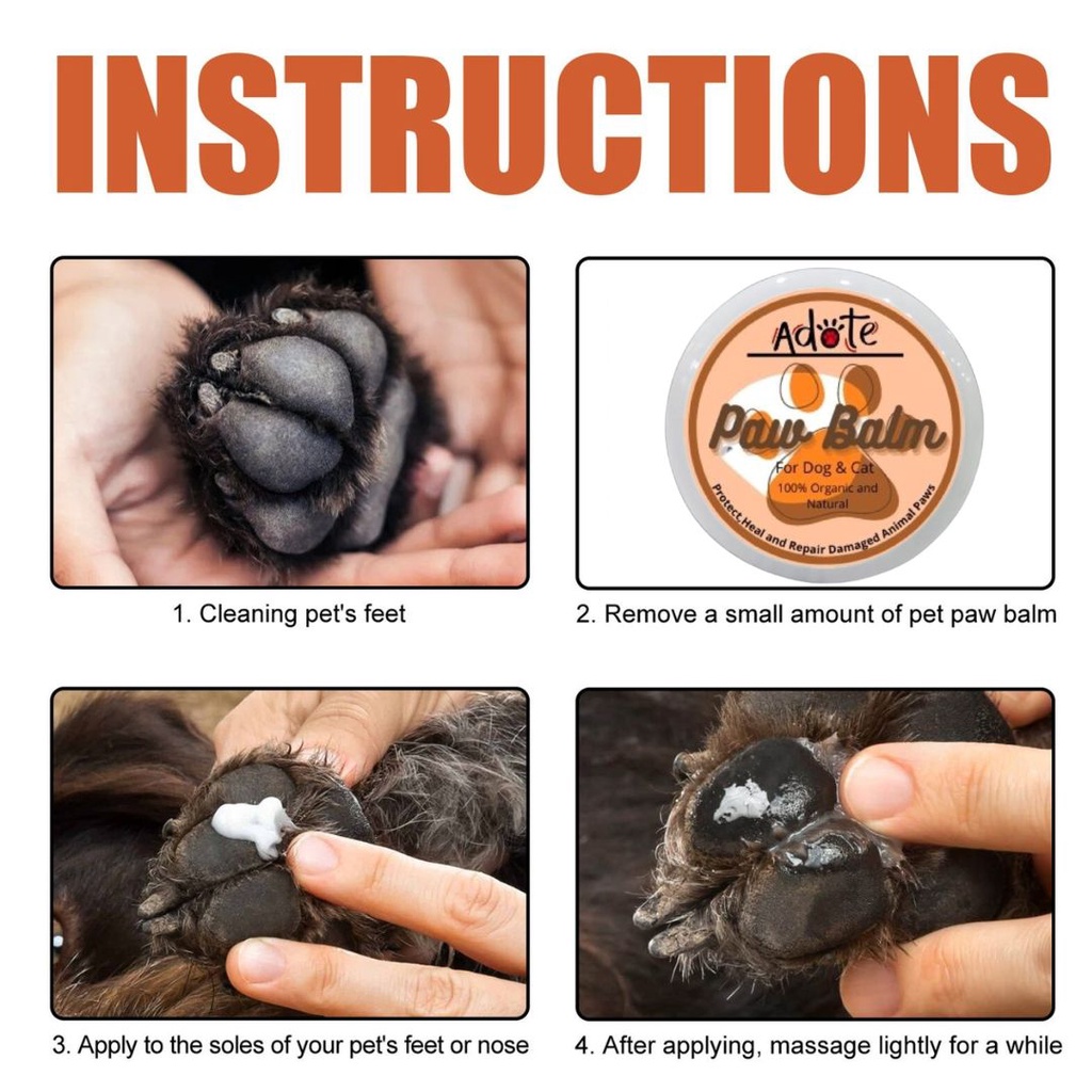 PAW NOSE BALM Pelembab Kucing Anjing untuk Tapak Kaki Paw Elbow Kucing Anjing