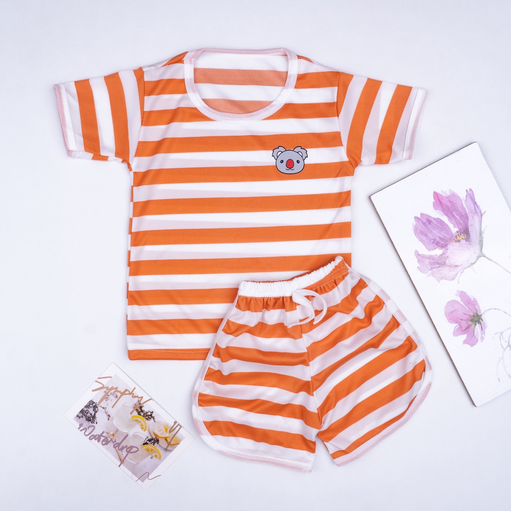 IL - SETELAN BAJU PLAYSET CUPA CUP ANAK STRIPE KOALA / SETELAN ANAK SALUR / SETELAN UNISEX