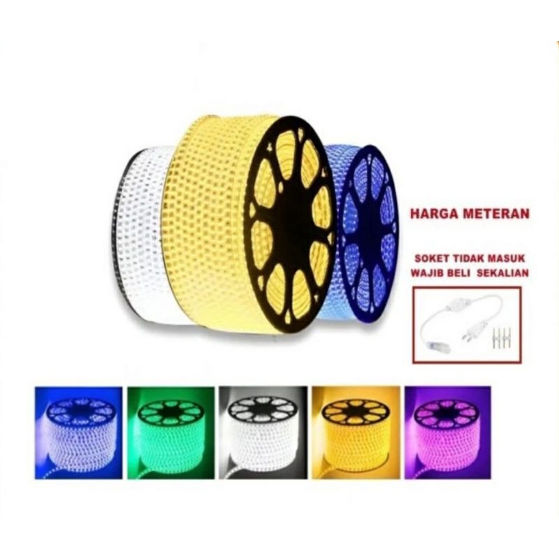LED selang 5050 / lampu selang 5050 / lampu plafon / led strip selang 5050 / led selang waterproof