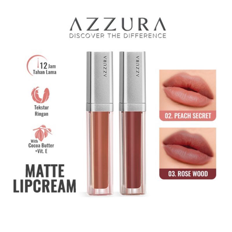 Azzura Lip Cream Ombre 4gr/Lip Cream Ombre