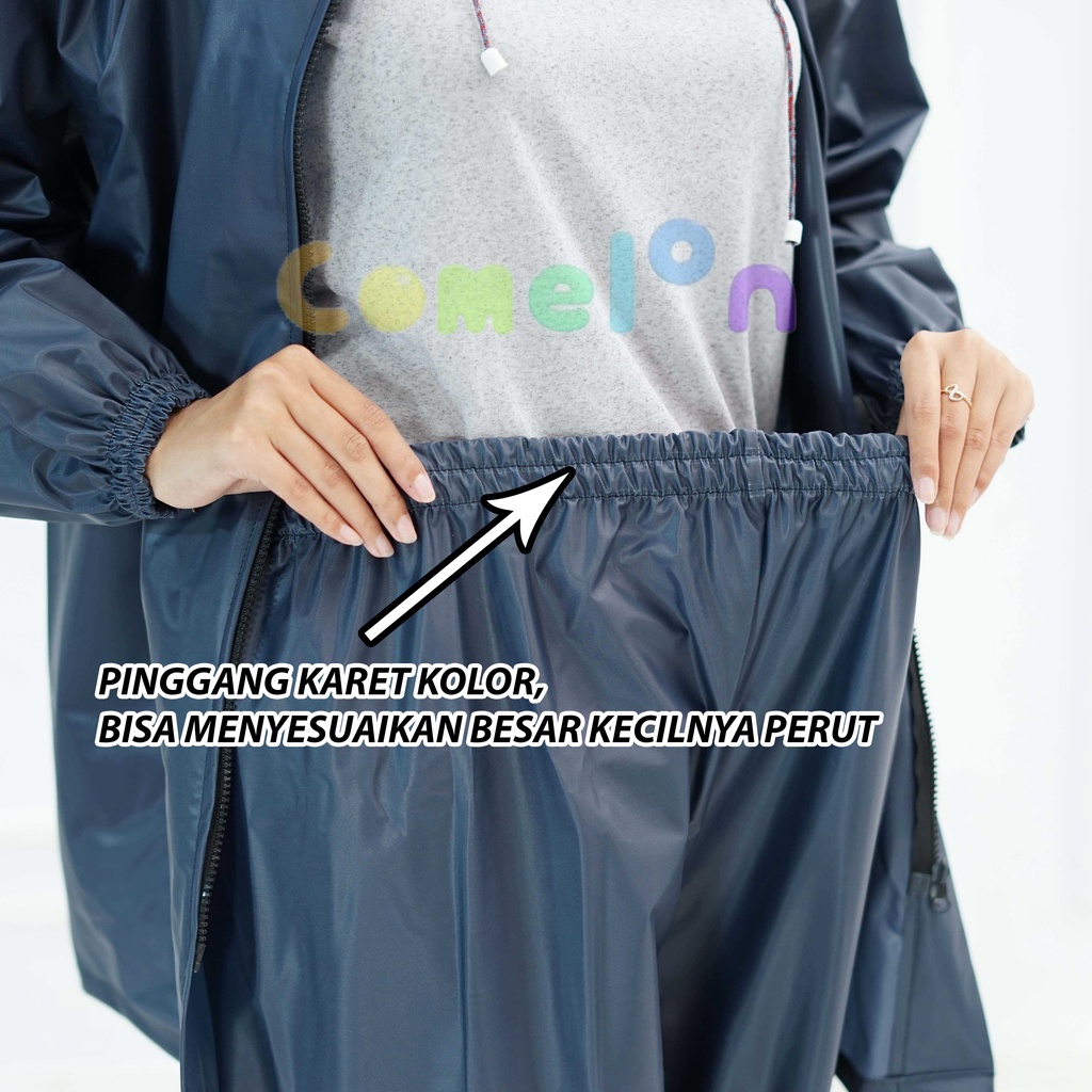 Jas Hujan Raincoat Pria &amp; Wanita Dewasa Tebal Keren / Mantel Hujan Dewasa Pria Wanita Baju Celana Setelan Jas Hujan Premium / Mantol Hujan Dewasa Tebal pria wanita