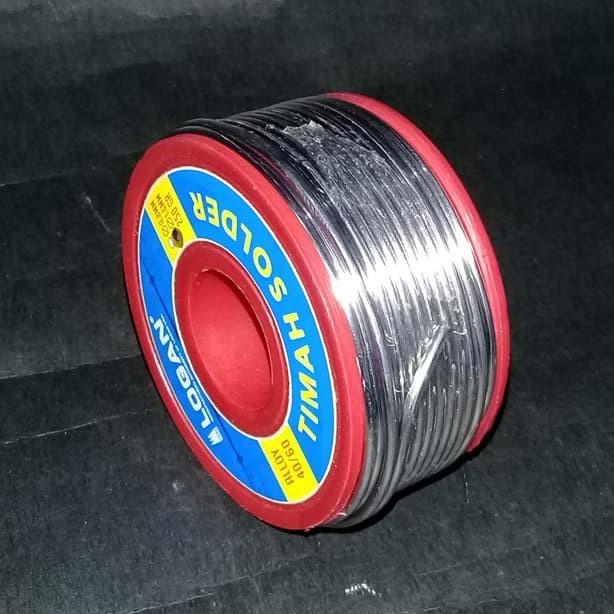 hanya disini] Timah Solder 250 Gram Logan / Kawat Timah Solder / TImah Solder Roll