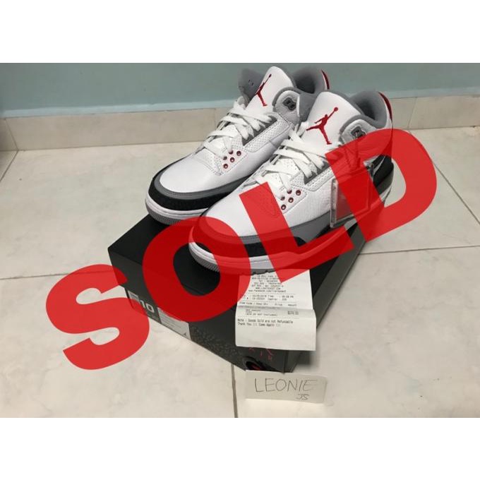 Nike Air Jordan 3 Tinker Hatfield ukuran 44 / US 10 Termurah