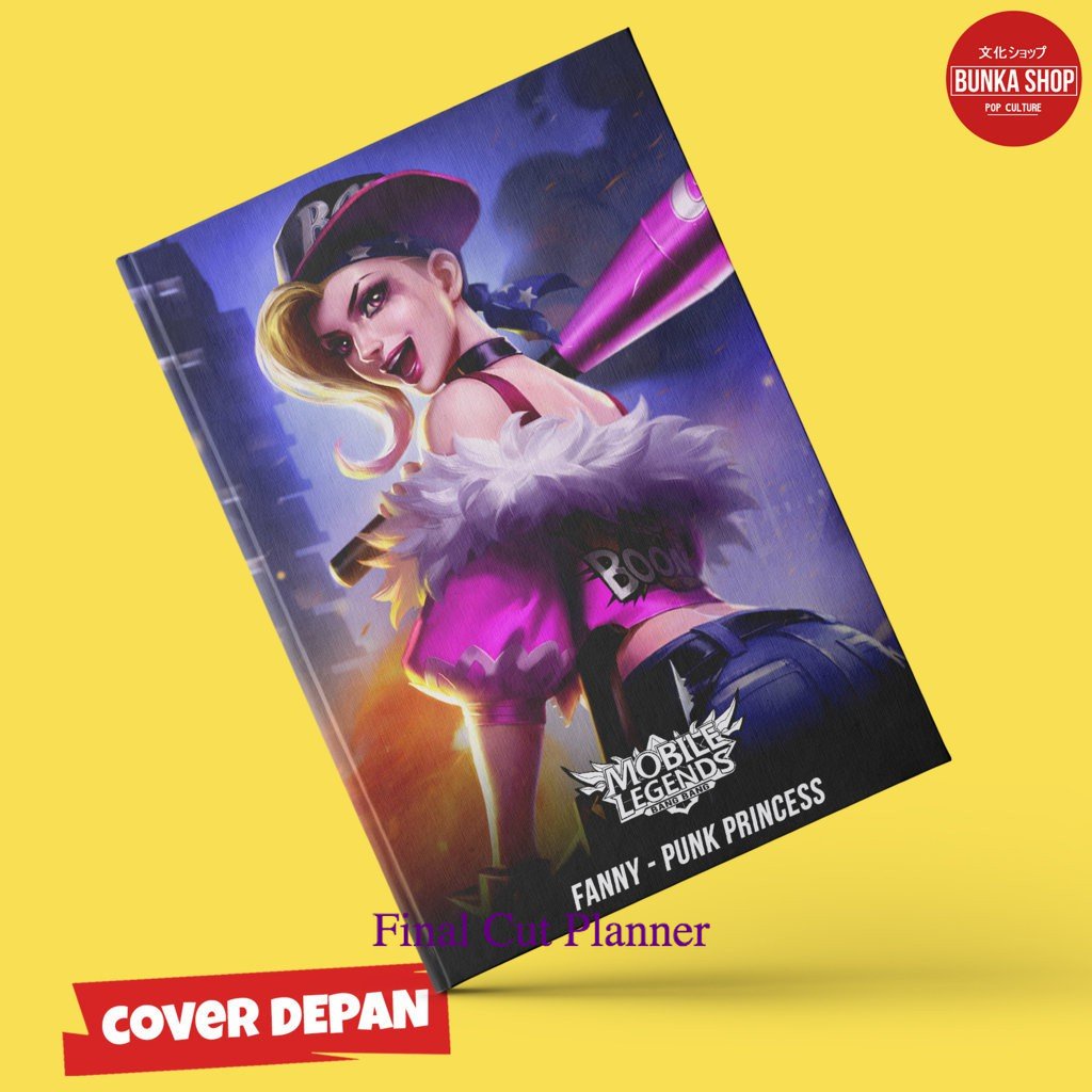 

Note Book Game Mobile Legends Fanny Punk Princess Hardcover A5 Buku Tulis Catatan Murah .