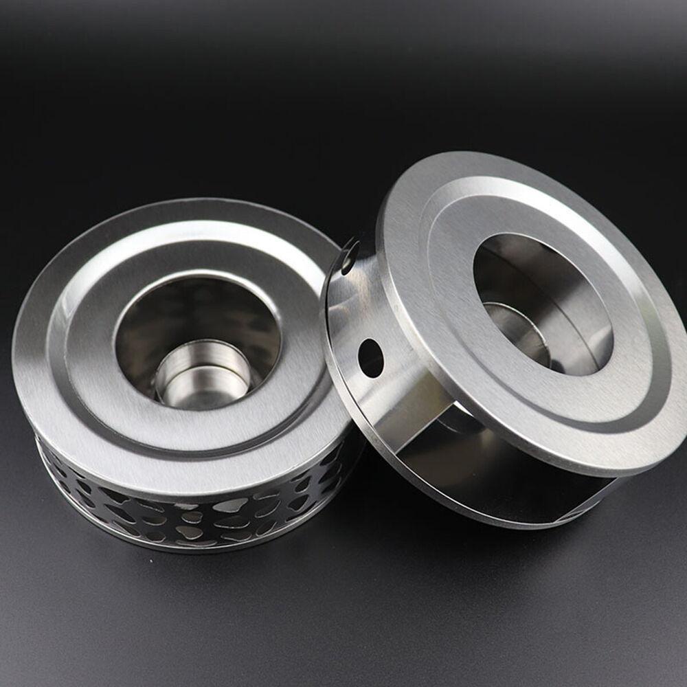 Top Tea Warmer Stainless Steel Penghangat Lilin Teaware Pemanas Base Holder