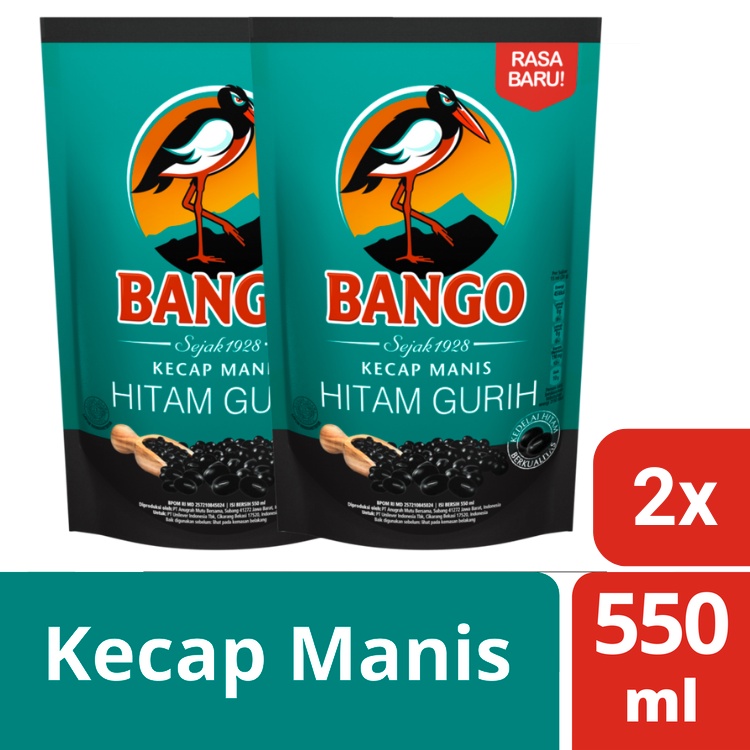 

Bango Kecap Manis Hitam Gurih 550ML Twinpack