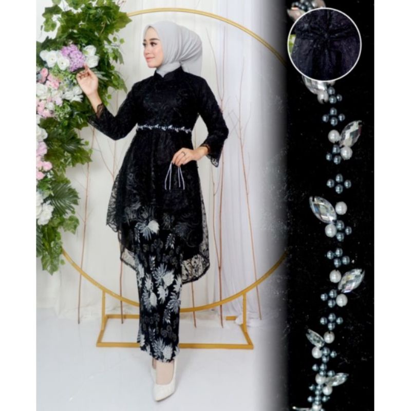 OM-Setelan Kebaya Lesti Kejora Kebaya Tunik Modern Kebaya Wisuda Modern Kebaya Pesta Kebaya