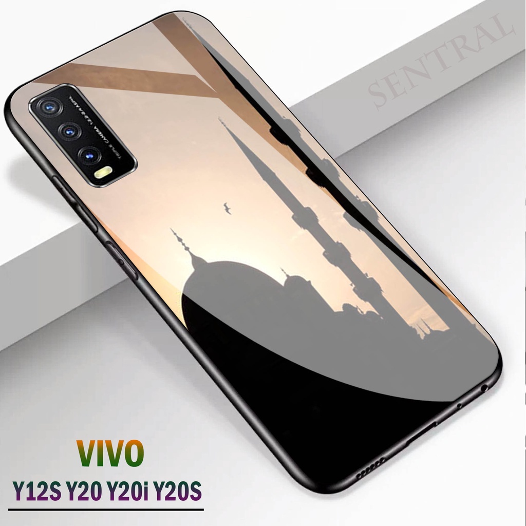 Softcase kaca VIVO Y12S Y20 Y20i Y20S - Case Handphone VIVO Y12S Y20 Y20i Y20S [T20].