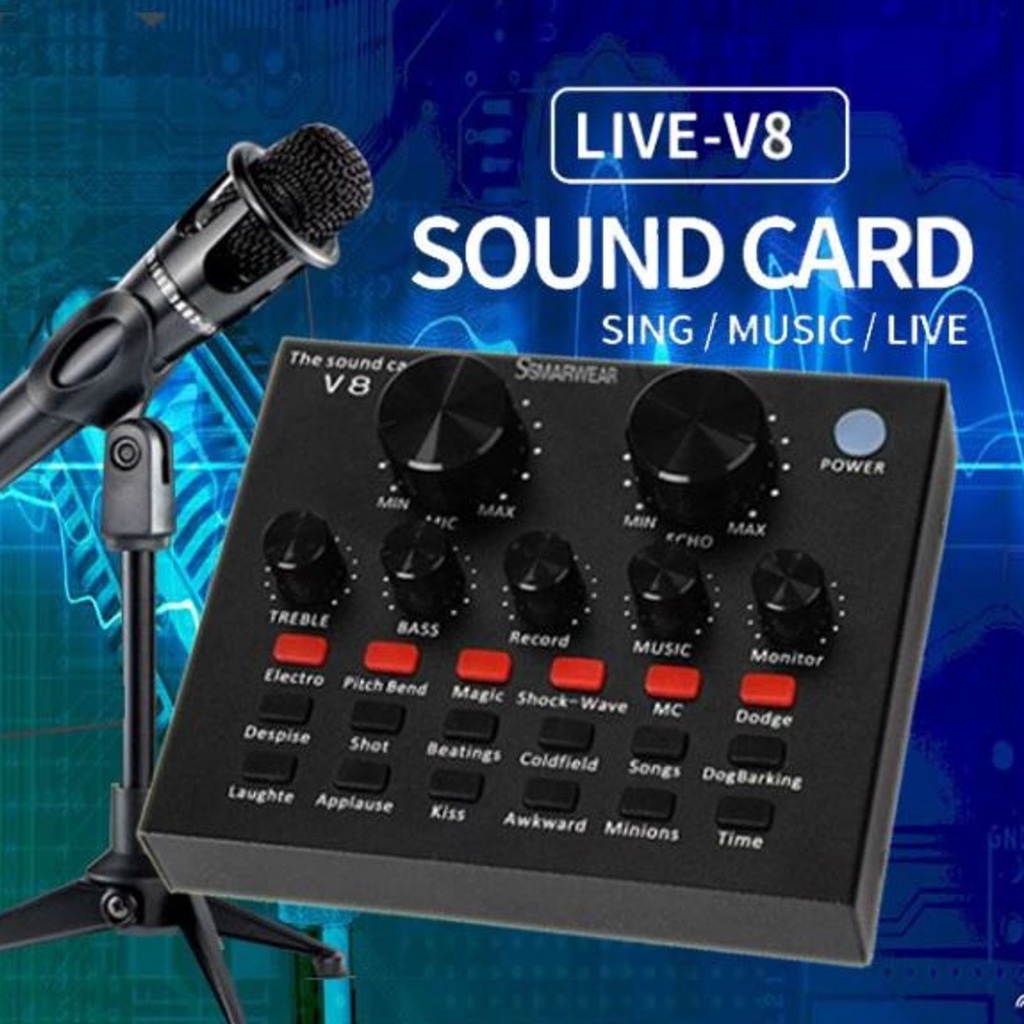 Jual A3 Soundcard v8 Paket Lengkap Plus Bluetooth Behringer USB