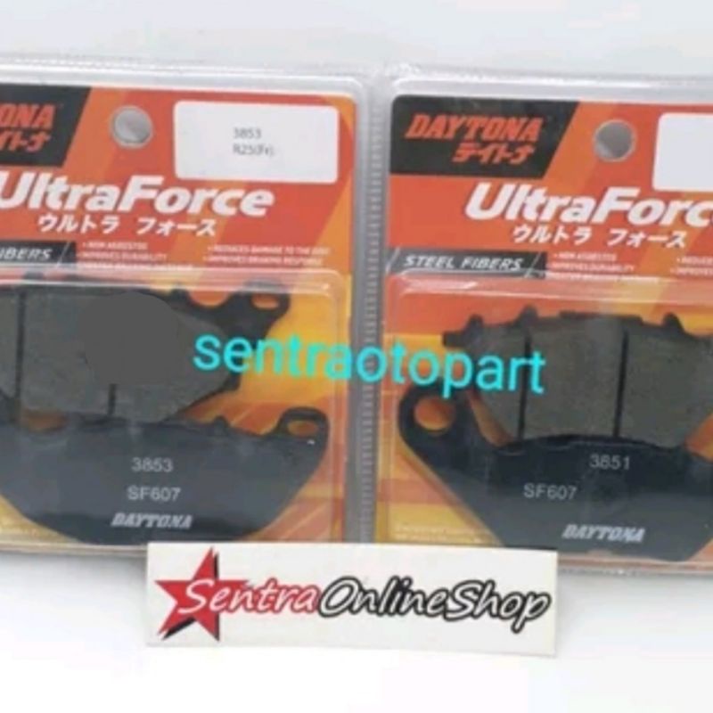 Diskpad kampas rem depan belakang r25 r 25 xmax x max mt25 mt 25 daytona 3851 3853