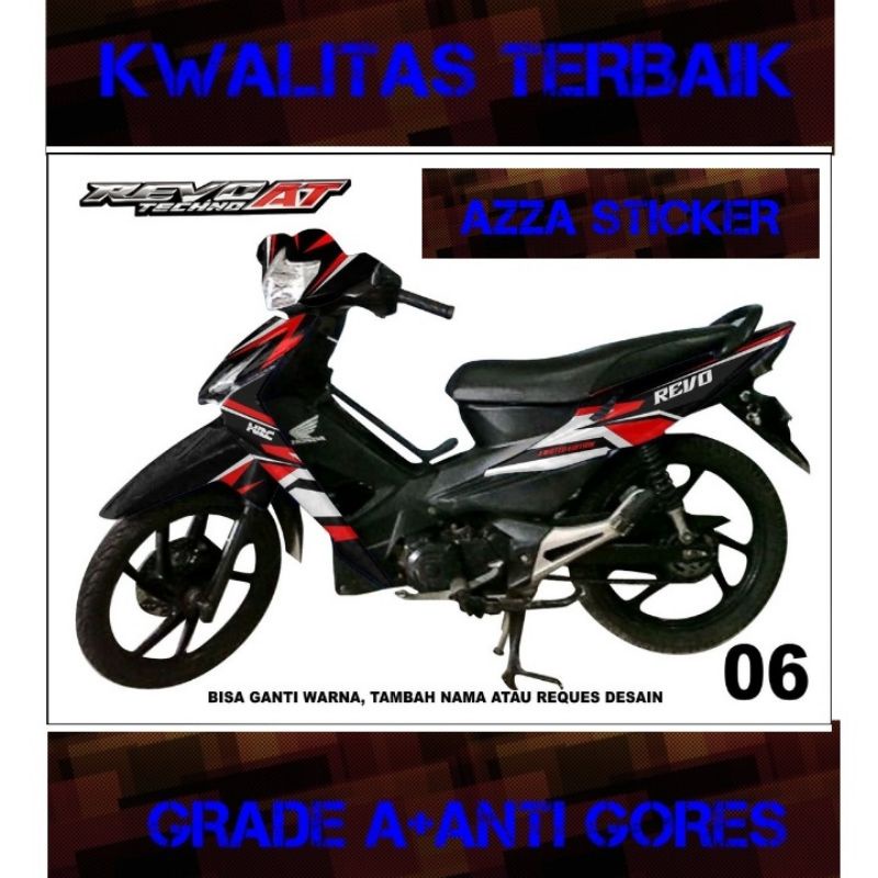 Sticker decal Revo Lama Full Body  Decal Motor Revo Lama Sticker Motor Revo Lama Decal Sticker Motor