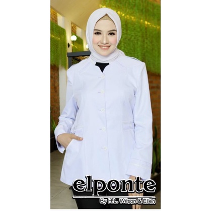 SERAGAM PERAWAT/ BAJU PERAWAT  902/ BAJU ASN STLAN  ROK / ATS PUTIH SANGHAI  902 FREE HIJAB
