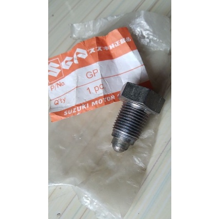 Baut baud Bolt pembuangan oli mesin Suzuki gp100 gp125 trs trz gp 100 gp 125 Nos