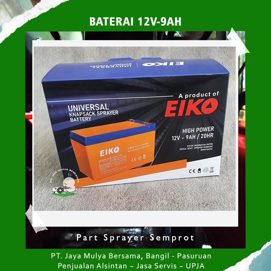 Baterai EIKO 12V-9AH