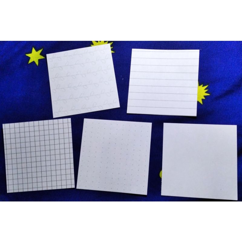 

Memo Pads Notes Polos/Gridline/Dot/Motif