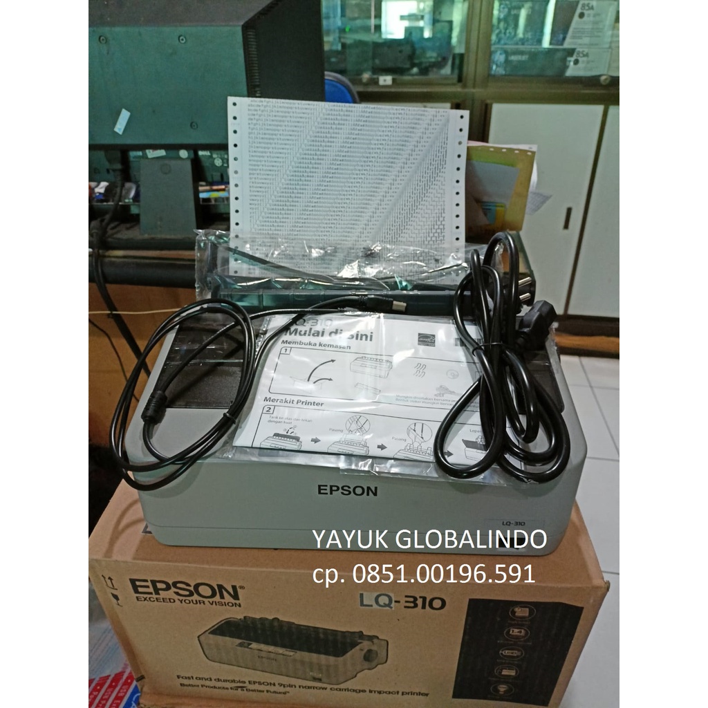 Printer epson dotmatrik LQ310 garansi toko 1th
