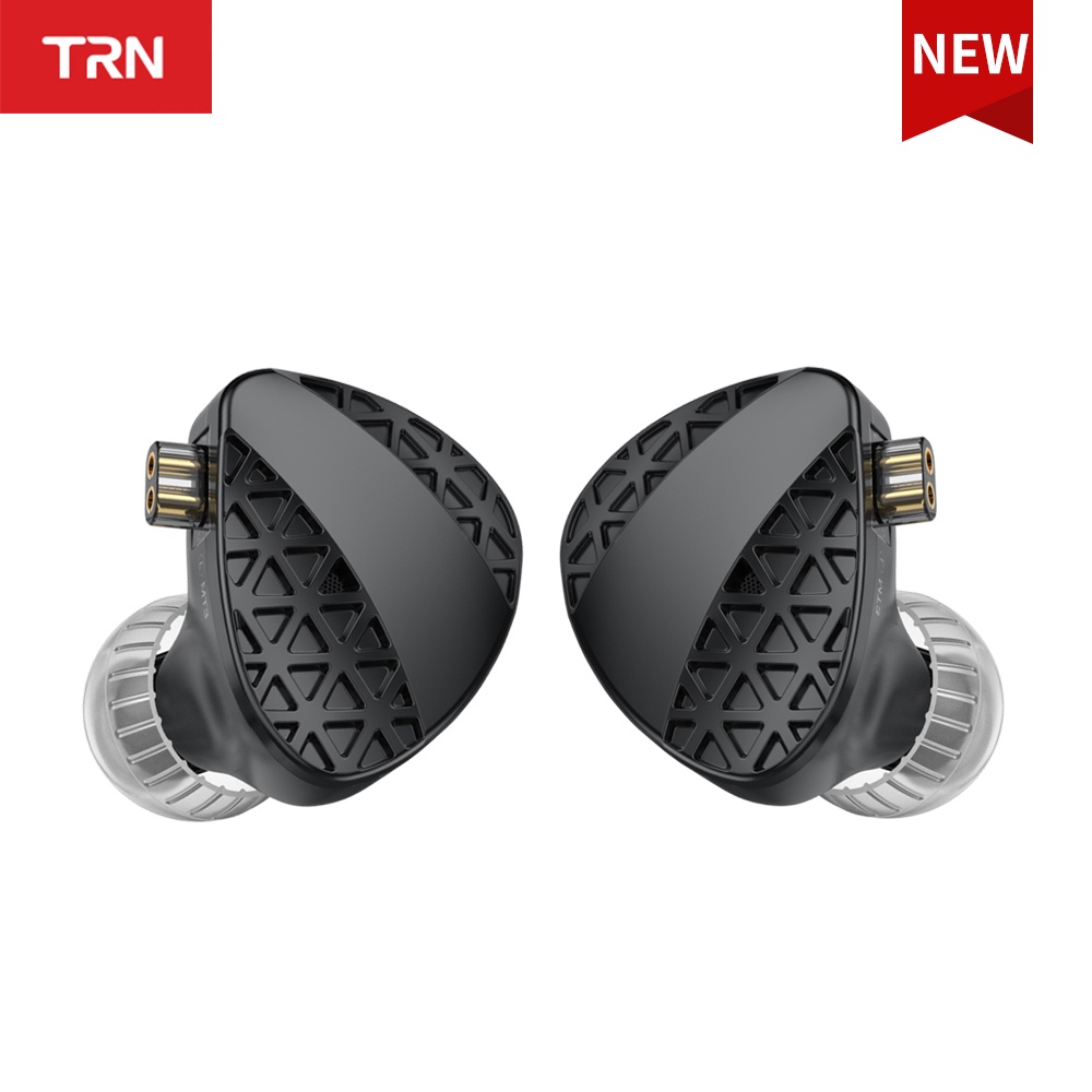 Trn MT3 Earphone In-Ear Dual-Chamber Dinamis N52 Magnet Zinc Alloy Untuk BAX EMA Kirin ST5 MT1