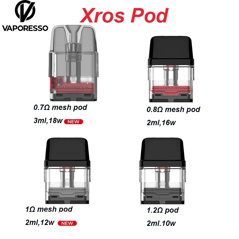 CATRIDGE XROS NANO POD KIT ORIGINAL / CARTRIDGE XROS MINI / XROS POD KIT