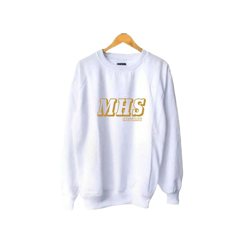 sweater crewneck oversize XXXL XXXXL XXXXXL XXXXXXL pria wanita Jumbo Gold