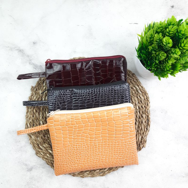WMS DS 04 DOMPET SOUVENIR CROCO GLOSSY PREMIUM