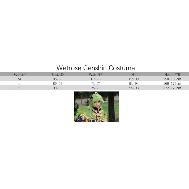 【Wetrose】Genshin Impact Sumeru Collei Cosplay Costume Cos Set