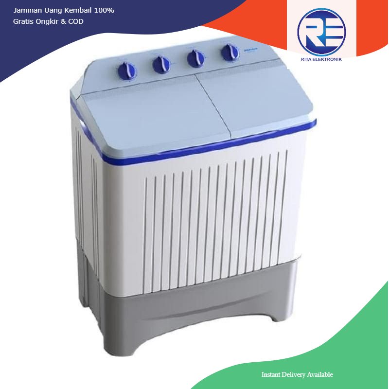 Polytron Mesin Cuci Dua Tabung 7-9 Kg Luar Kota