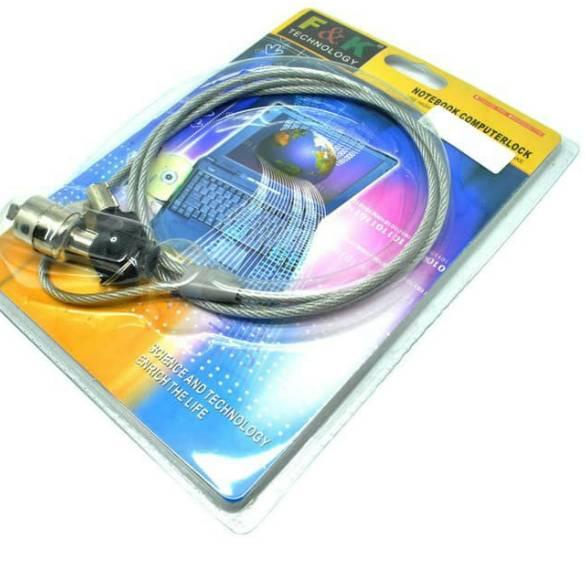 Super Gembira Kensington Lock Pengaman Laptop Proyektor Key Security Lock Kunci